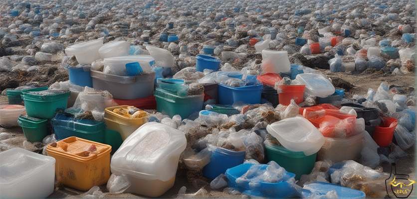 آلودگی ظروف پلاستیکی در محیط زیست - ظرف شیشه ای