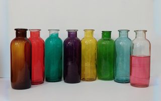 انواع ظروف شیشه ای -  جار های هنری